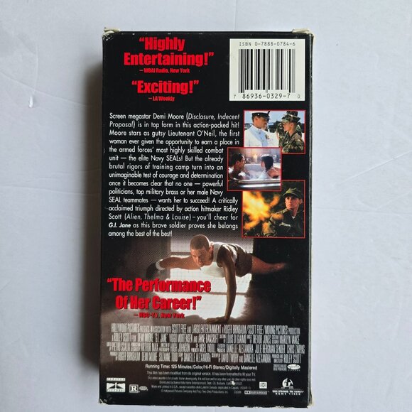 G.I. Jane VHS Demi Moore Action Drama Movie 1997 Ridley Scott Film - Picture 6 of 16